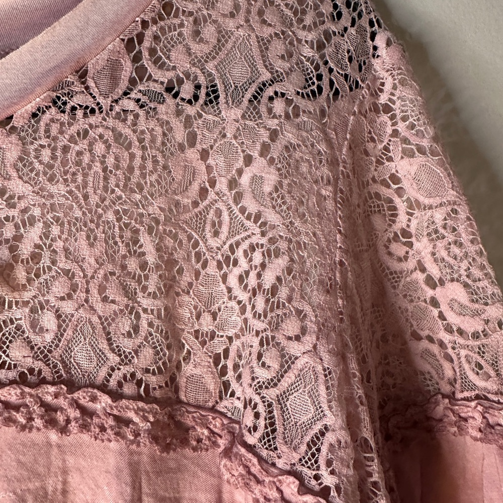 POL Pink Cropped Ruffled Blouse - Picture 3 of 4